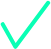 A bright green tick. 