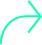 A right angled, bright green arrow.
