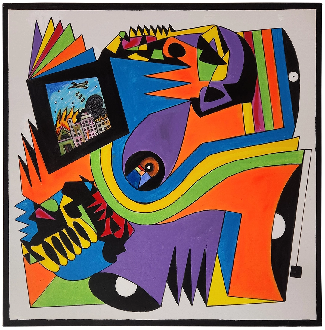Open window #39, 2022  Acrylic on Canvas | 48 x 48 Inches