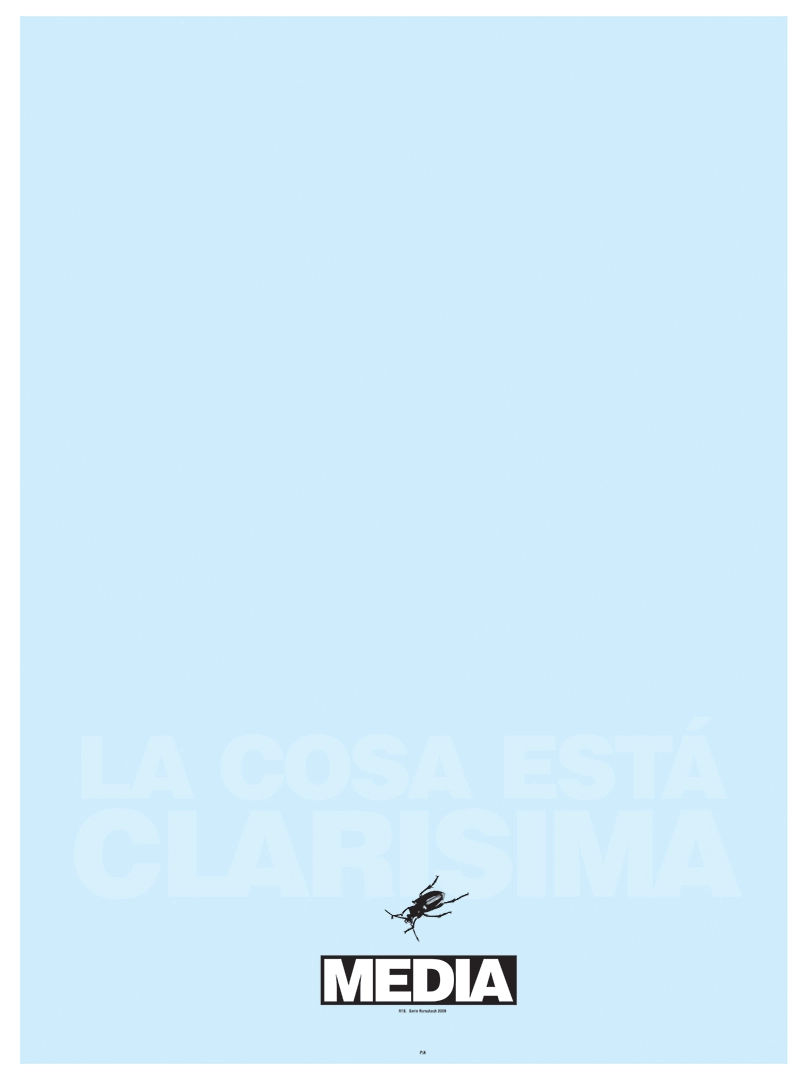 De la serie Rorschach: La cosa está clarísima, 2007 Edition 1/3 | Digital Print on Canvas 40 x 30 Inches  