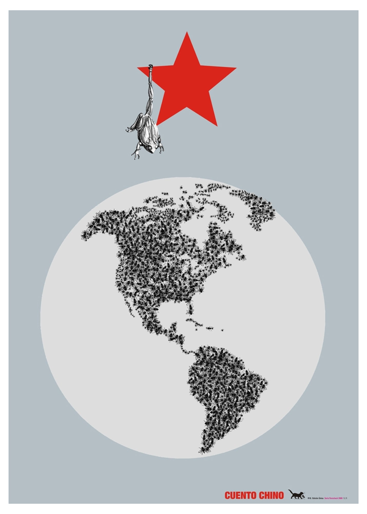 De la serie Rorschach: Cuento chino, 2009 Edition 1/3 | Digital Print on Canvas 40 x 30 Inches  