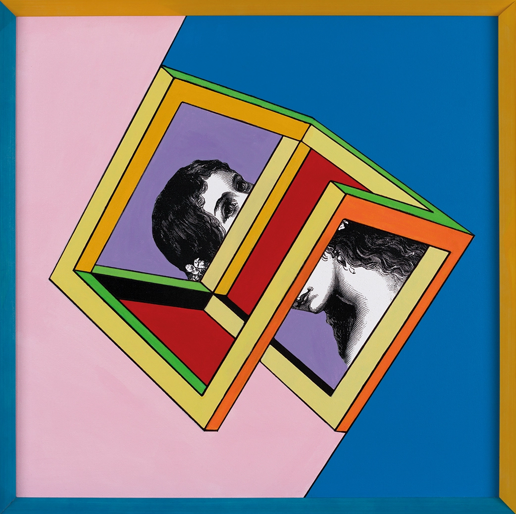 From the Equilibrium Series: VII, 2022 Mixed Media on Canvas | 21 x 21 inches