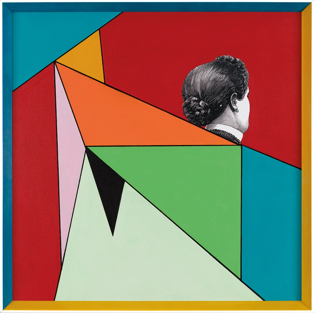 From the Equilibrium Series: V, 2022 Mixed Media on Canvas | 21 x 21 inches