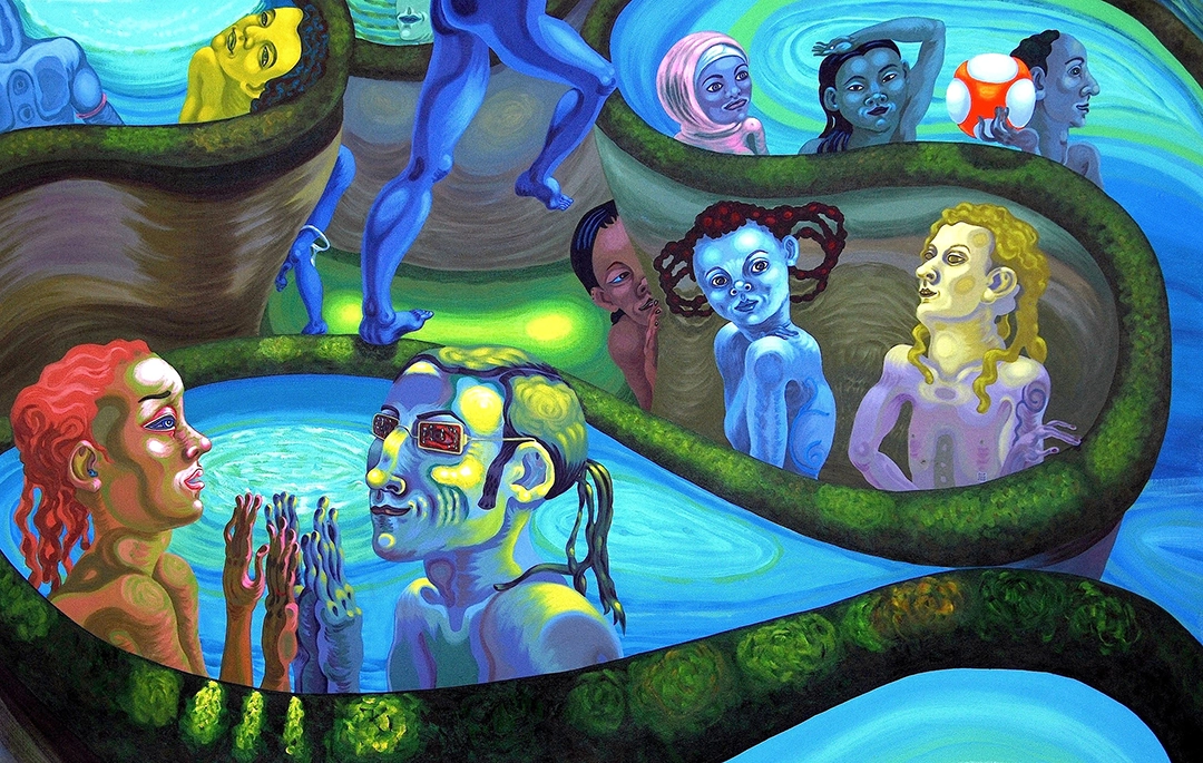 Todos, Every one, 2022 Acrylic on Canvas | 44 x 68 Inches