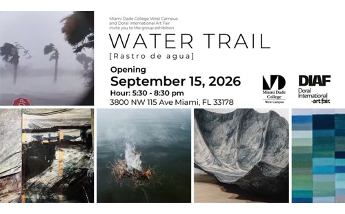 WATER TRAIL exhibition announcement