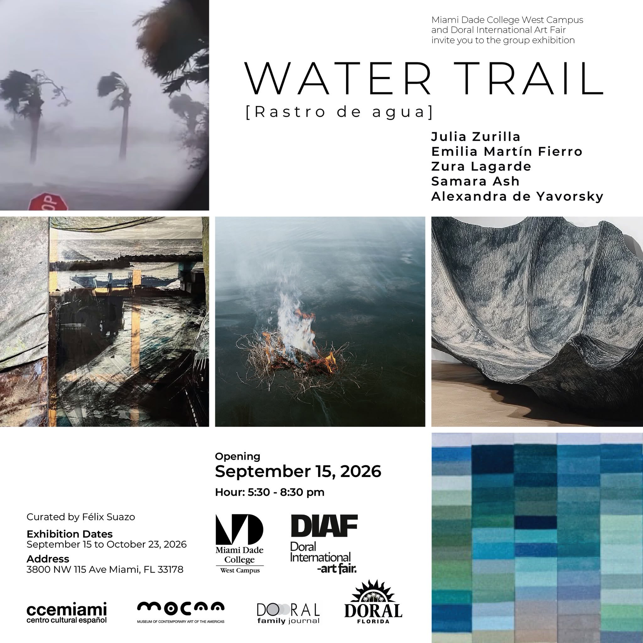 Invitation to WATER TRAIL at Miami Dade College West Campus