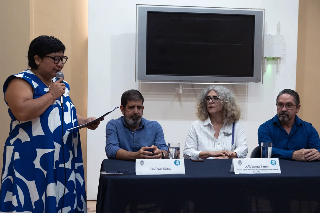 MoCAA team lecture at the Museum of the City of Mérida