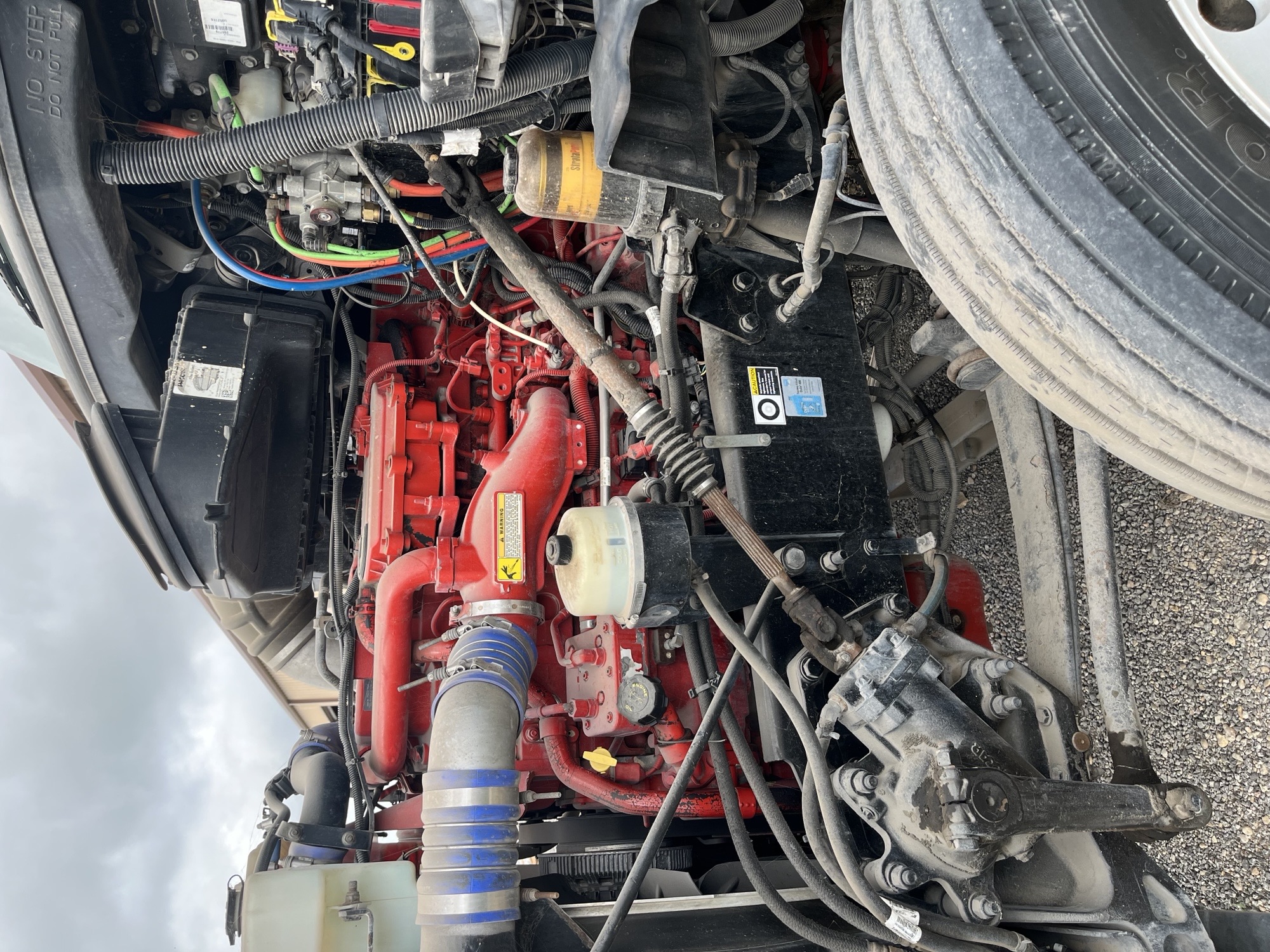 Photo: The innerworkings of the 2015 Peterbilt 579 listed for sale