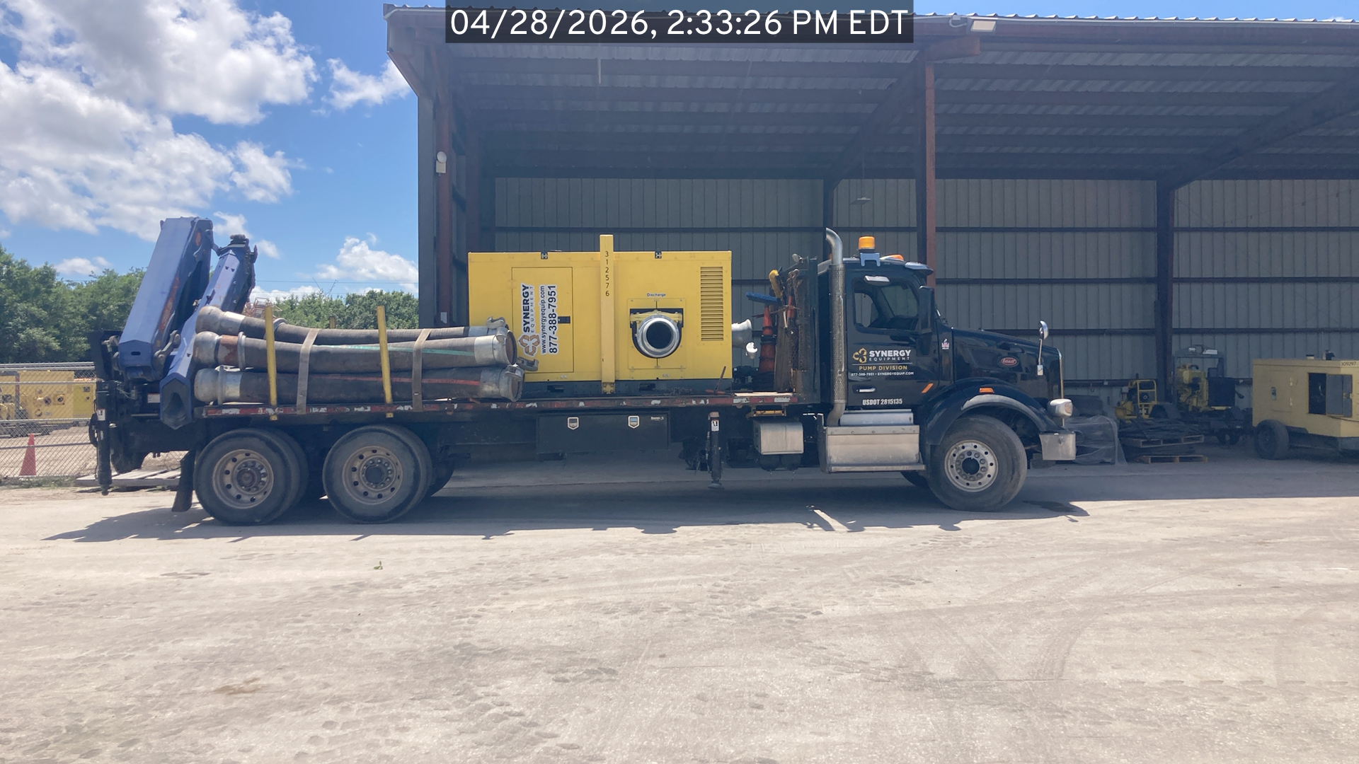 Photo of the Peterbilt 567 listed for sale, view of the passenger side of the vehicle