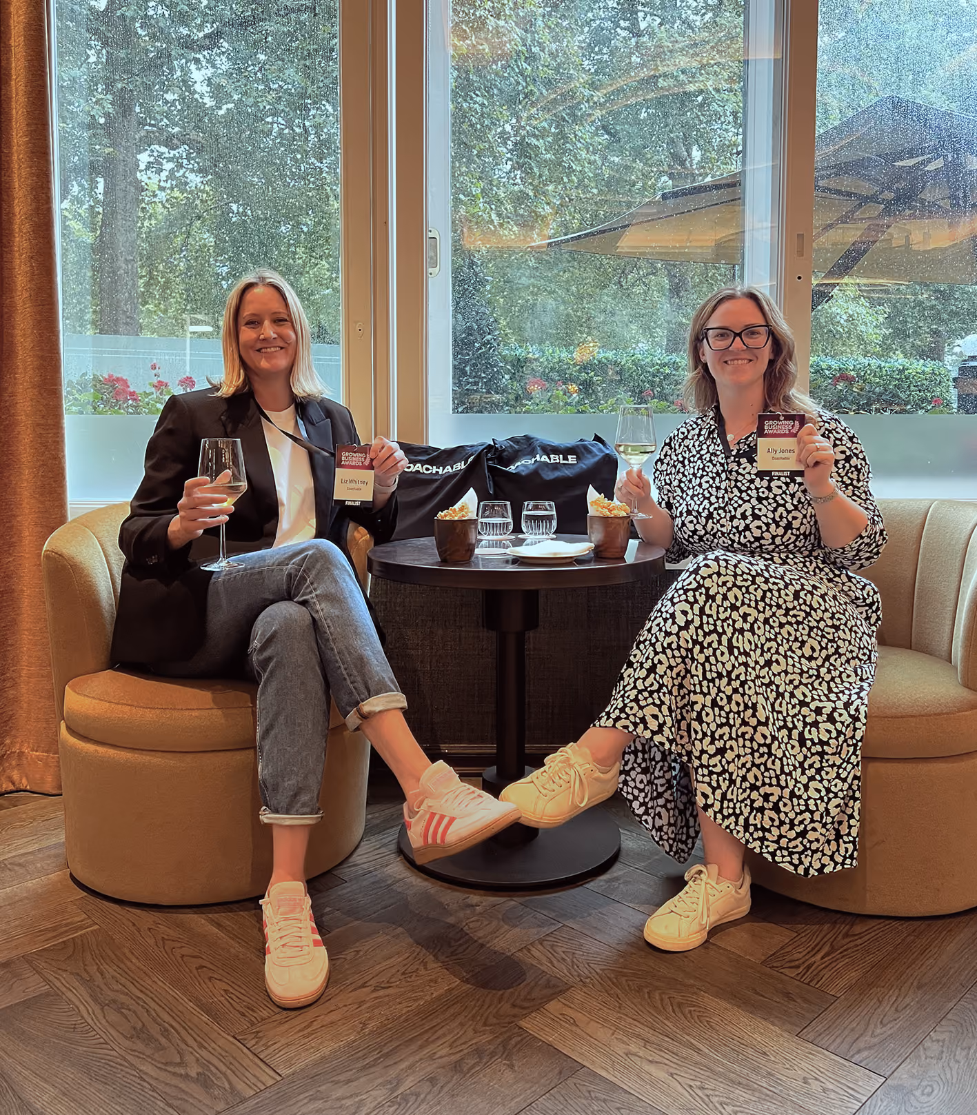 Liz Whitney and Ally Jones, co-founders of Coachable