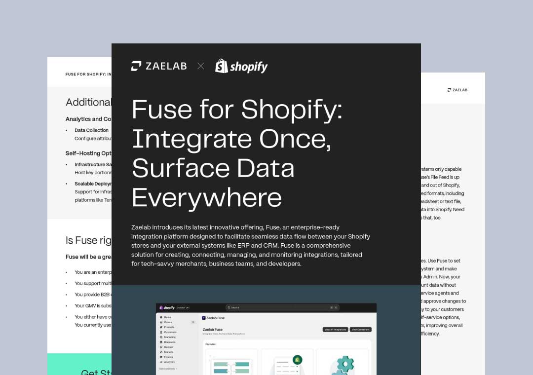 Fuse for Shopify Brochure Whitepaper