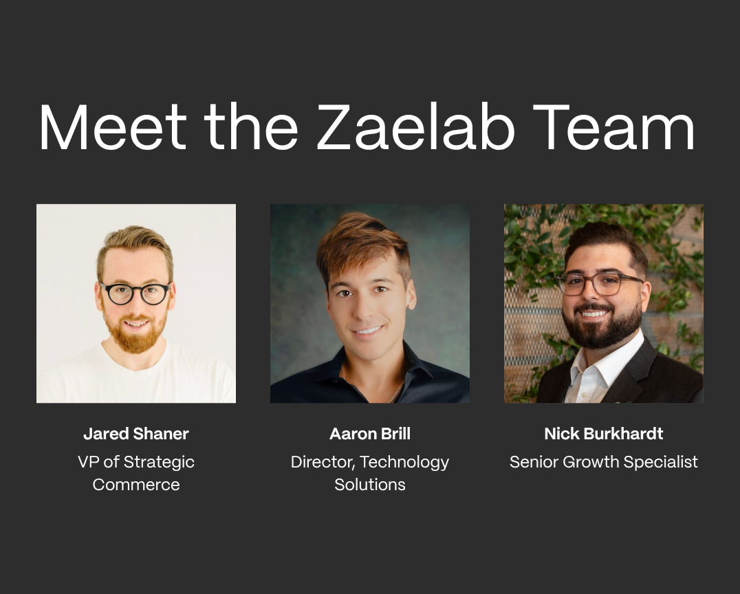 Meet the Zaealb Team at B2B Online Chicago: Jared Shaner, Aaron Brill, Nick Burkhardt