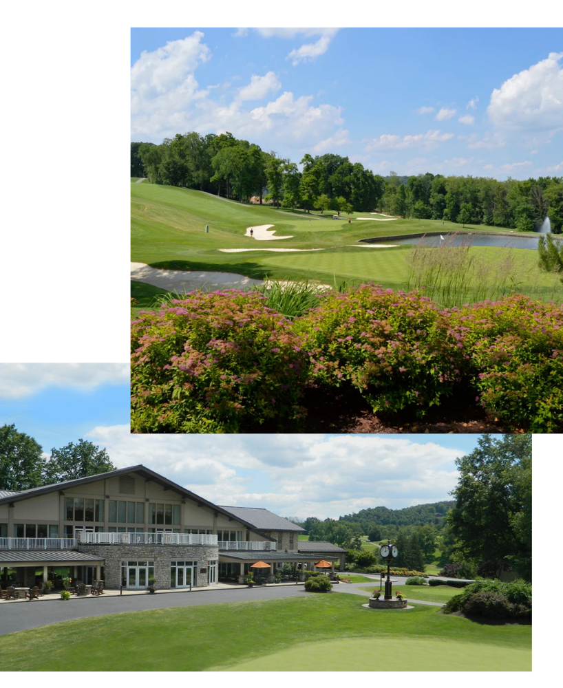 Peter Millar Store in Raleigh, NC and Green Field Image on top
