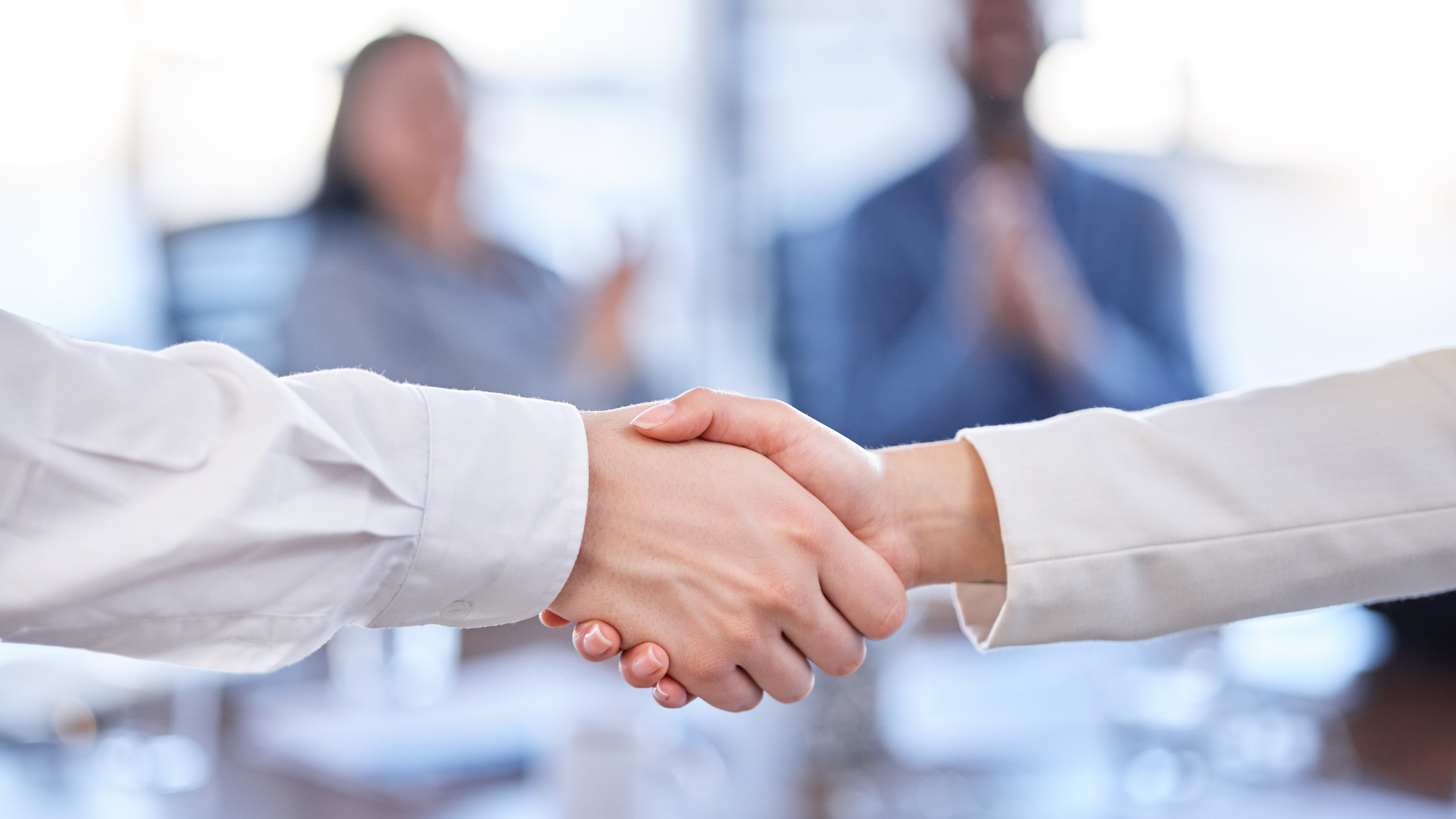 Handshake in a corporate world