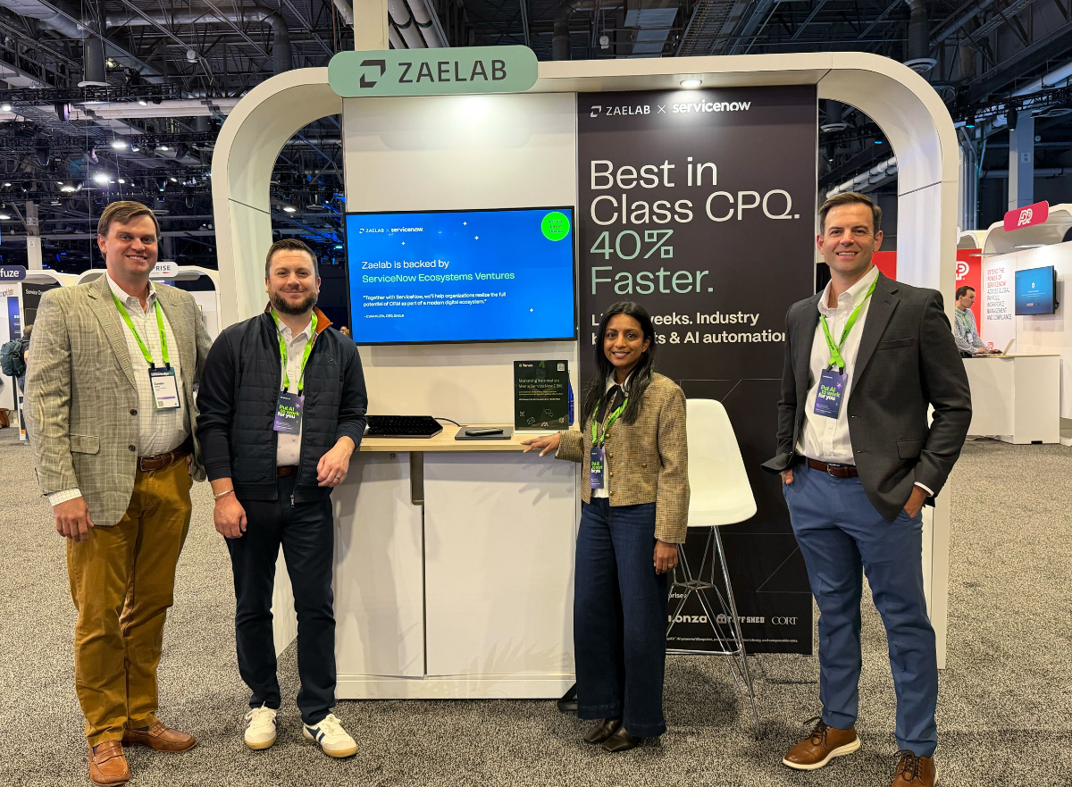 The Zaelab Team at K26 Booth on the conference floor