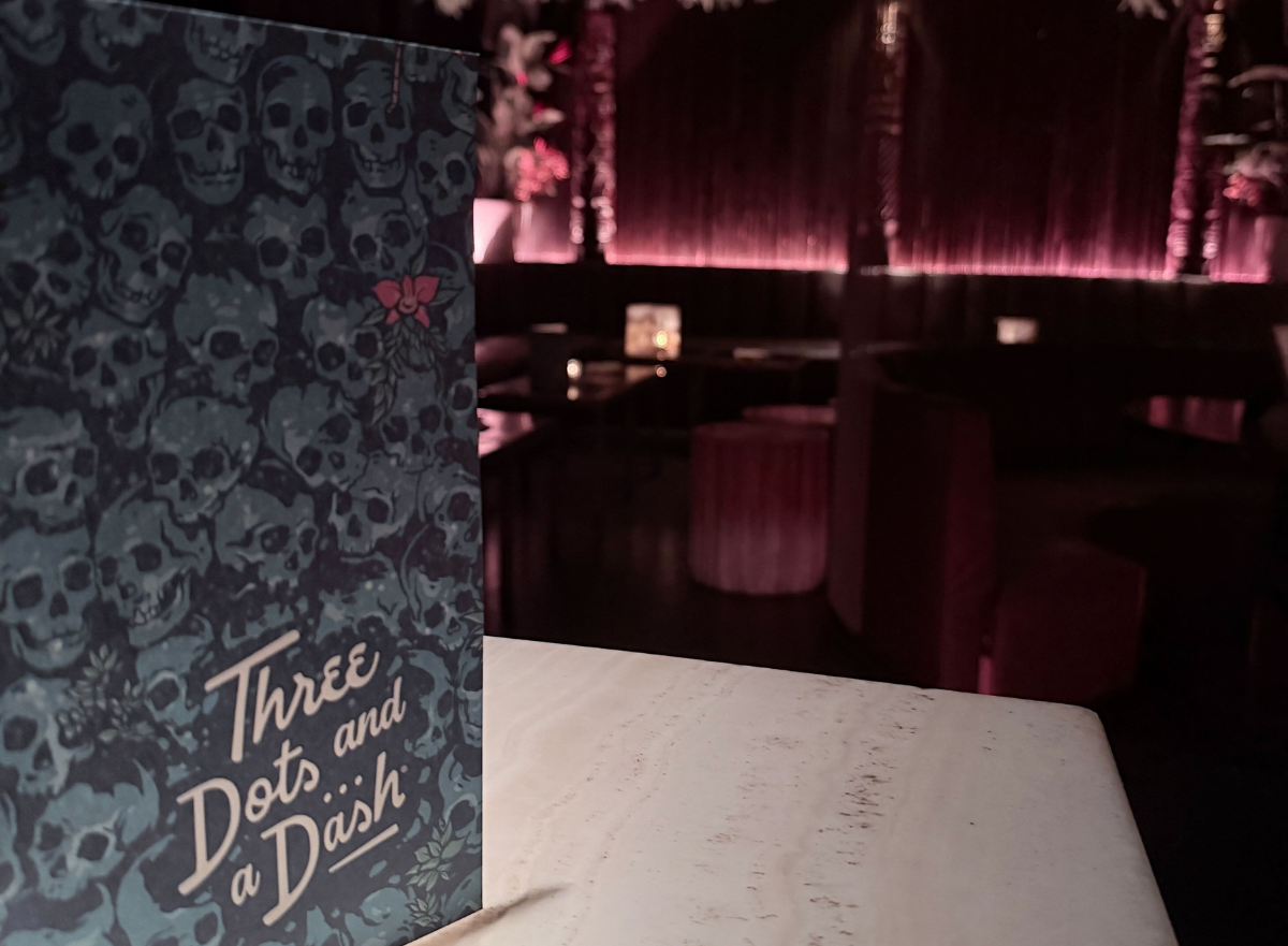 Three Dots and a Dash tiki bar atmosphere