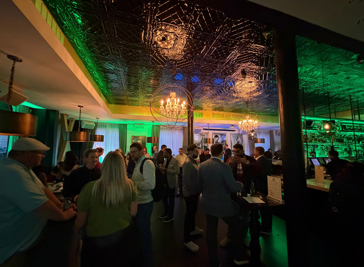 Attendees at the Kickoff Party in CPQ Recovery Lounge at Dreamforce 2026