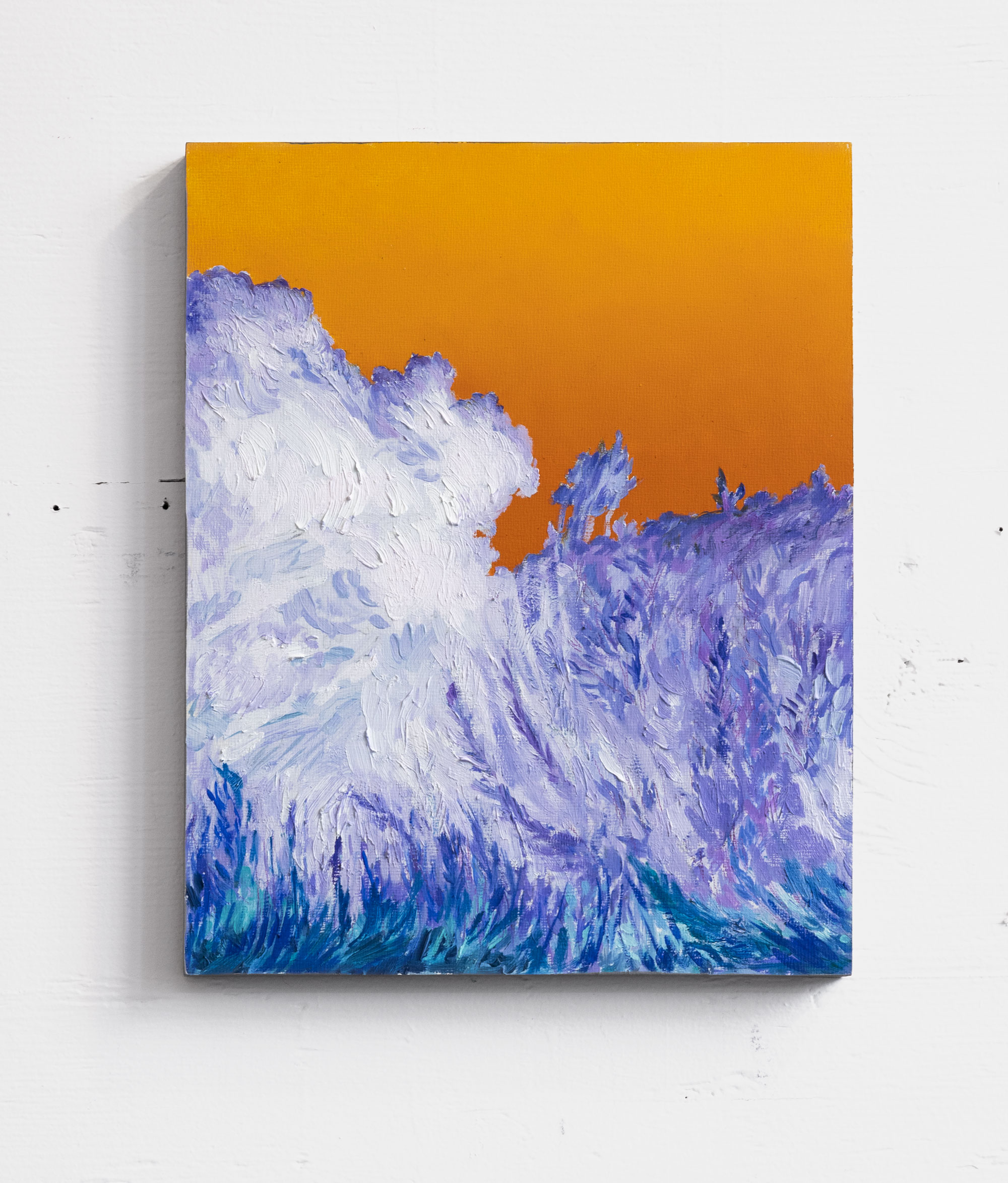 A story still unfolding, oil on panel, 11 x 14 in