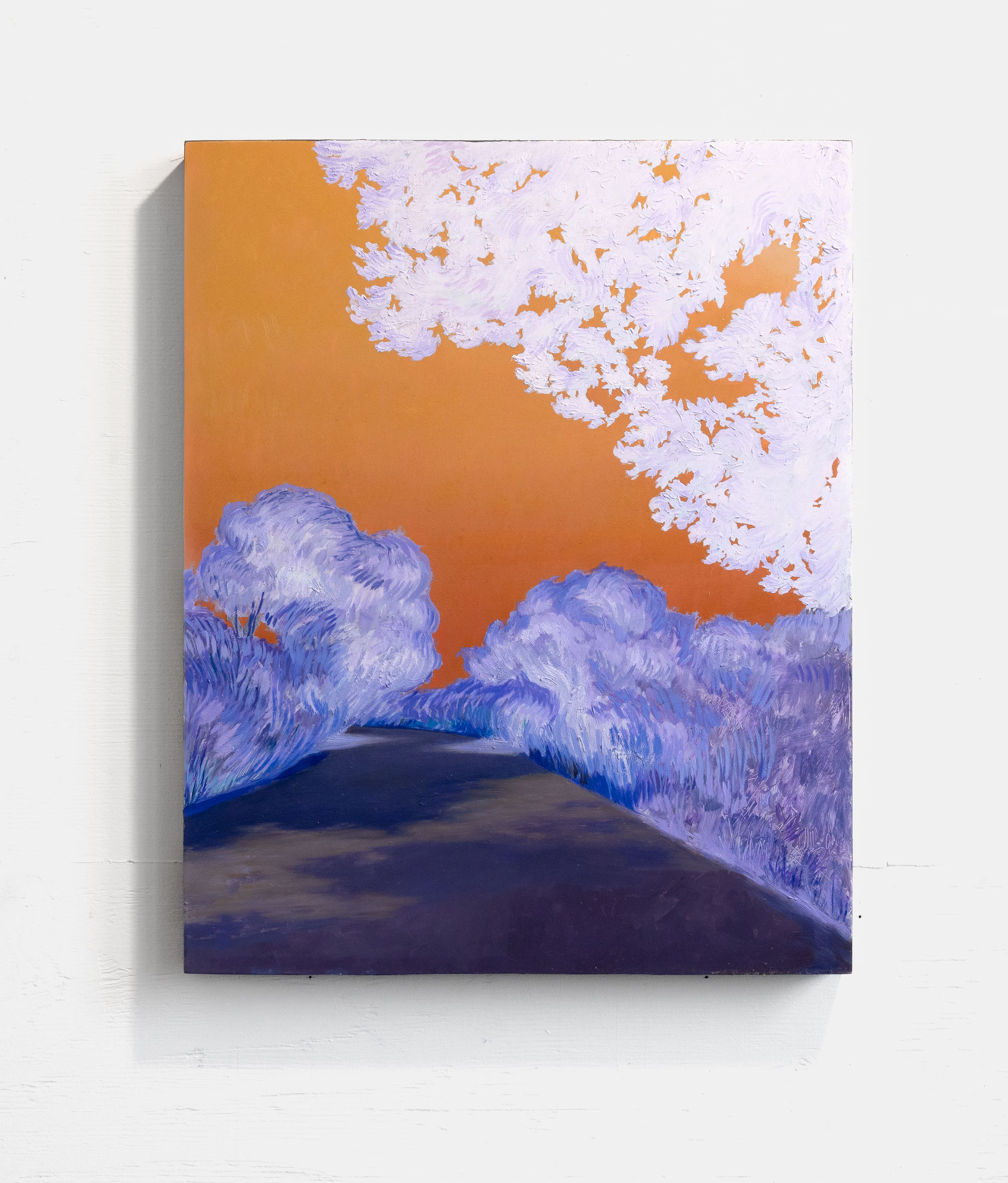 One day, you may look back on the age of madness, oil on panel, 16 x 20 in