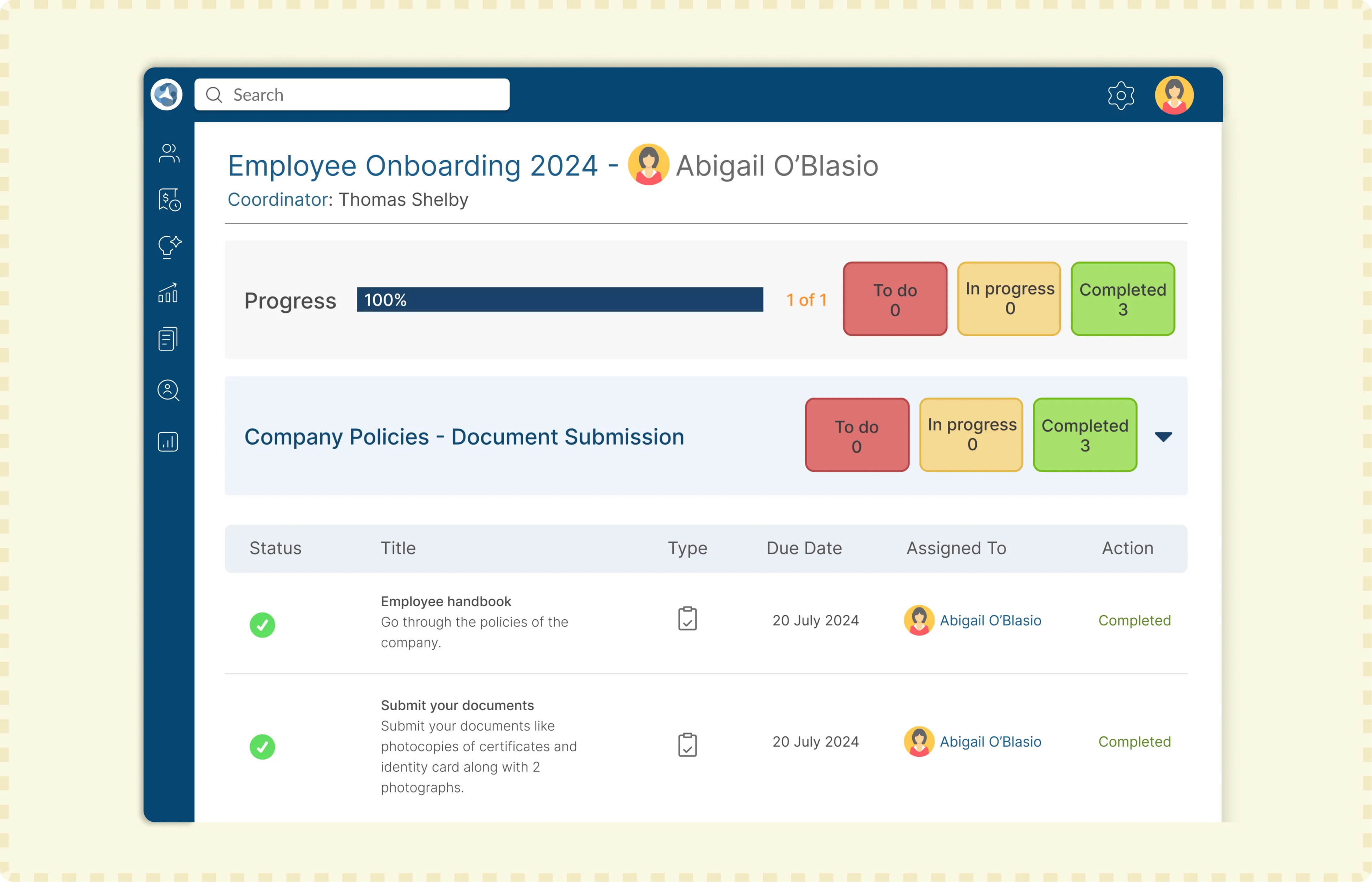 Onboarding Workflows in ClayHR