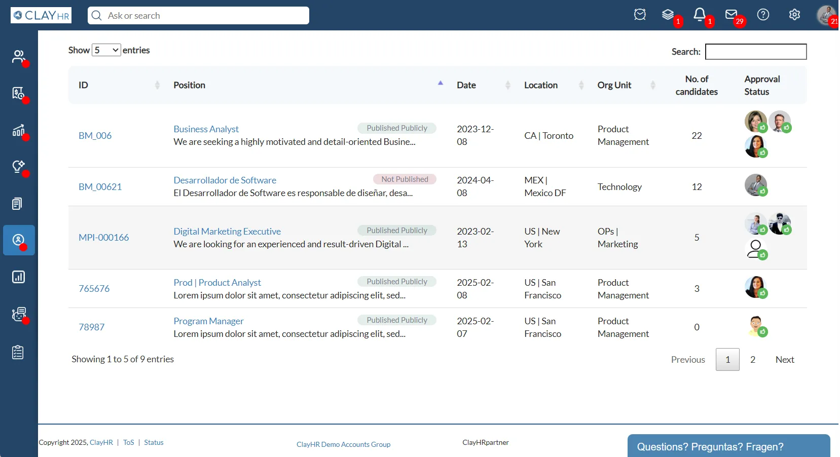 Customization options in ClayHR’s employee record management software for workflows, reports, and employee-specific configurations.