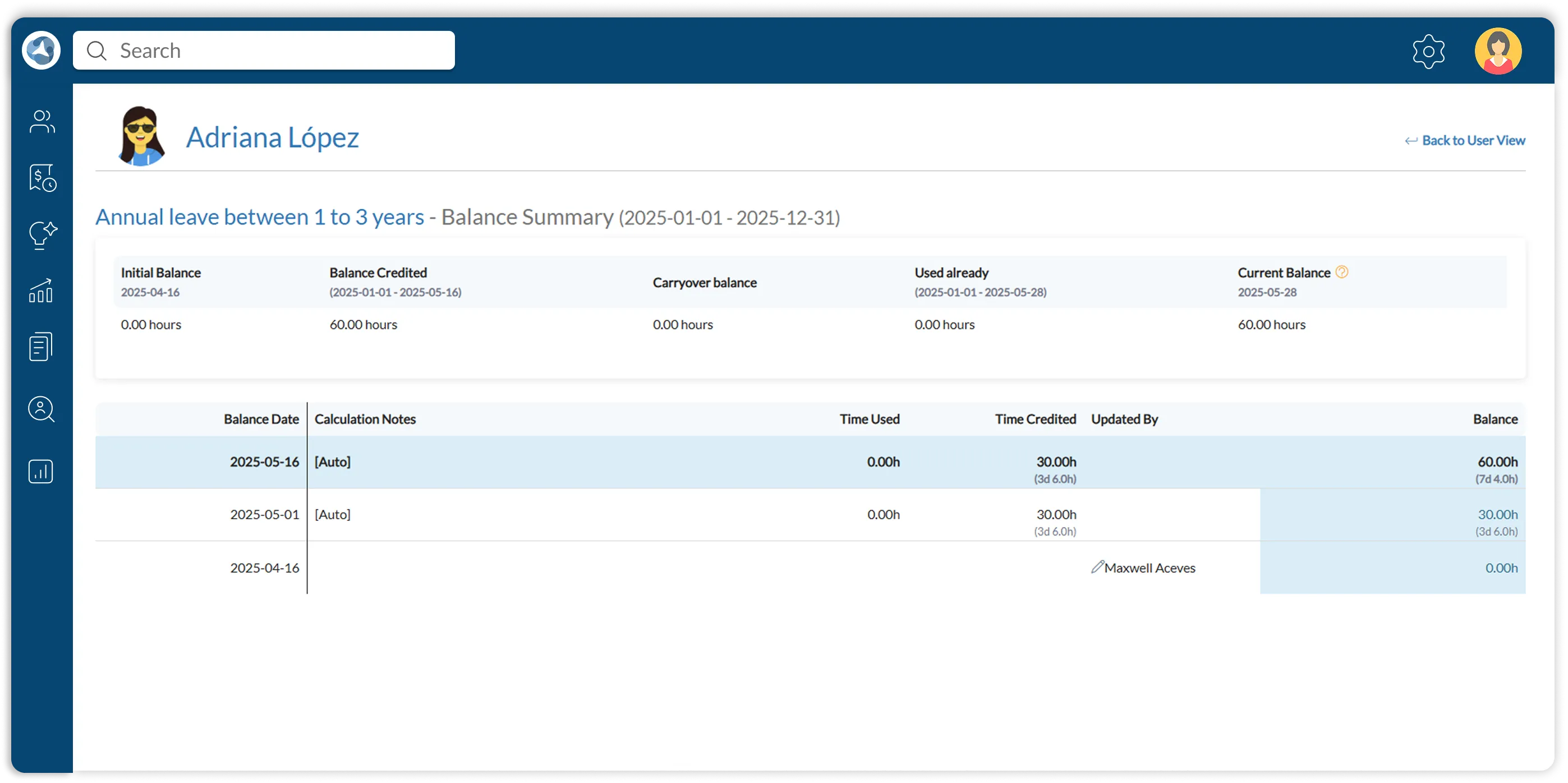 Dynamic org chart showcasing employee relationships in ClayHR’s employee database system for clear organizational structures.