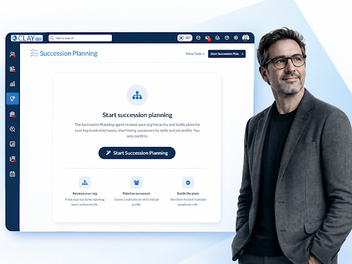 Miles reviews your org and starts a succession plan automatically.