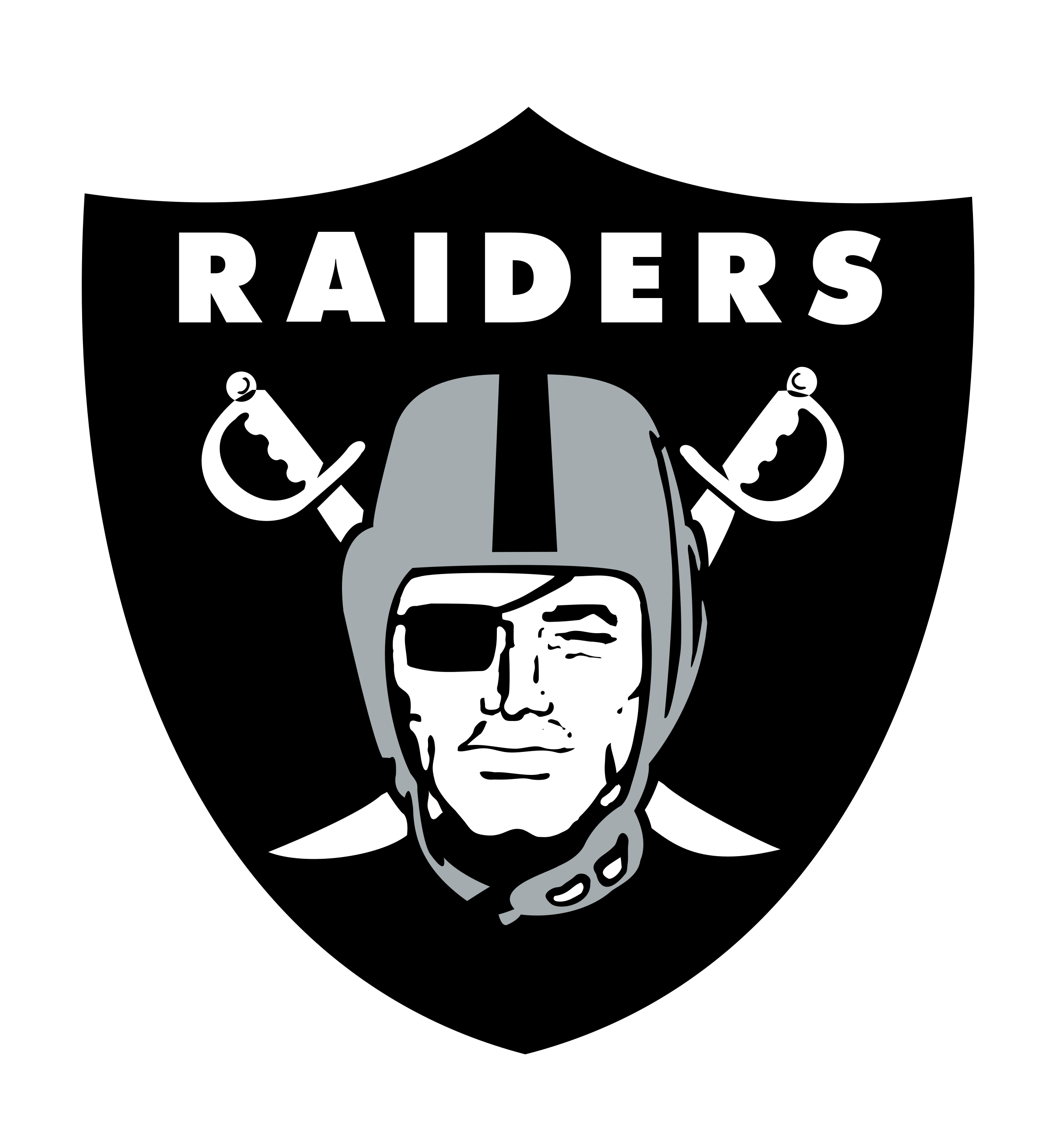 Las Vegas Raiders shield logo