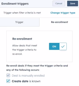 re-enrollment-triggers-deal-workflow-hubspot