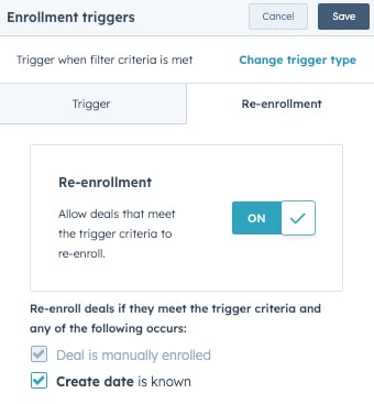 re-enrollment-triggers-deal-workflow-hubspot