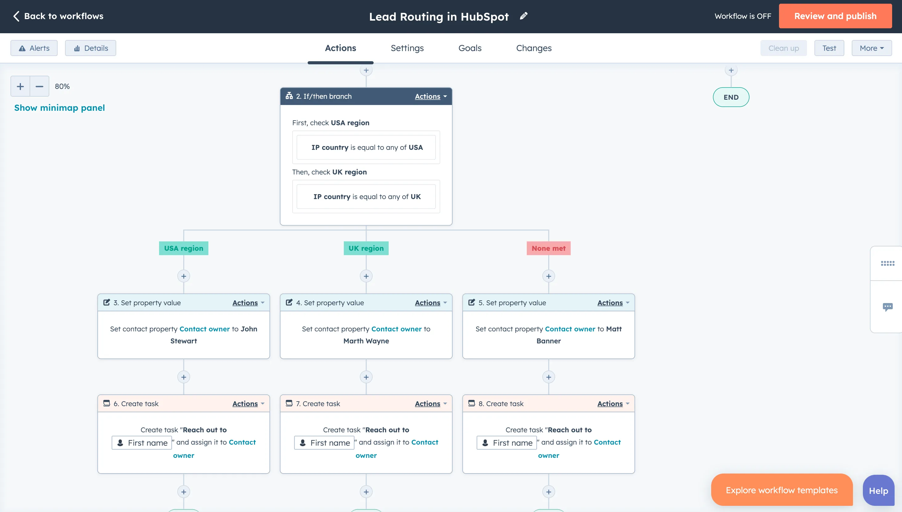 Step-by-step guide: How to set up lead routing in HubSpot for lead assigment workflow