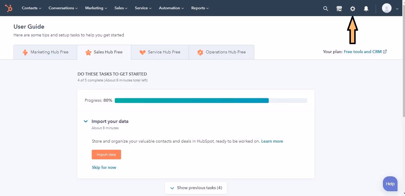 Predictive HubSpot Lead Scoring : Hubspot Dahsboard