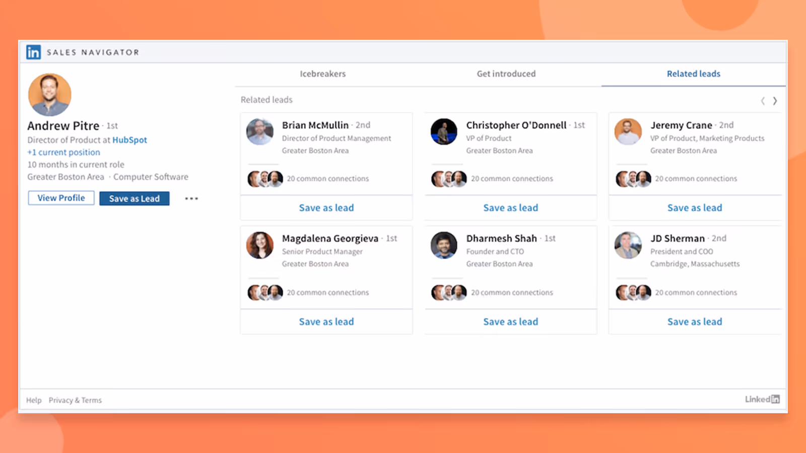 Engage your contacts with personalized outreach
