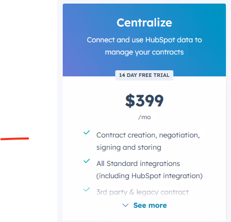 Contractbook pricing