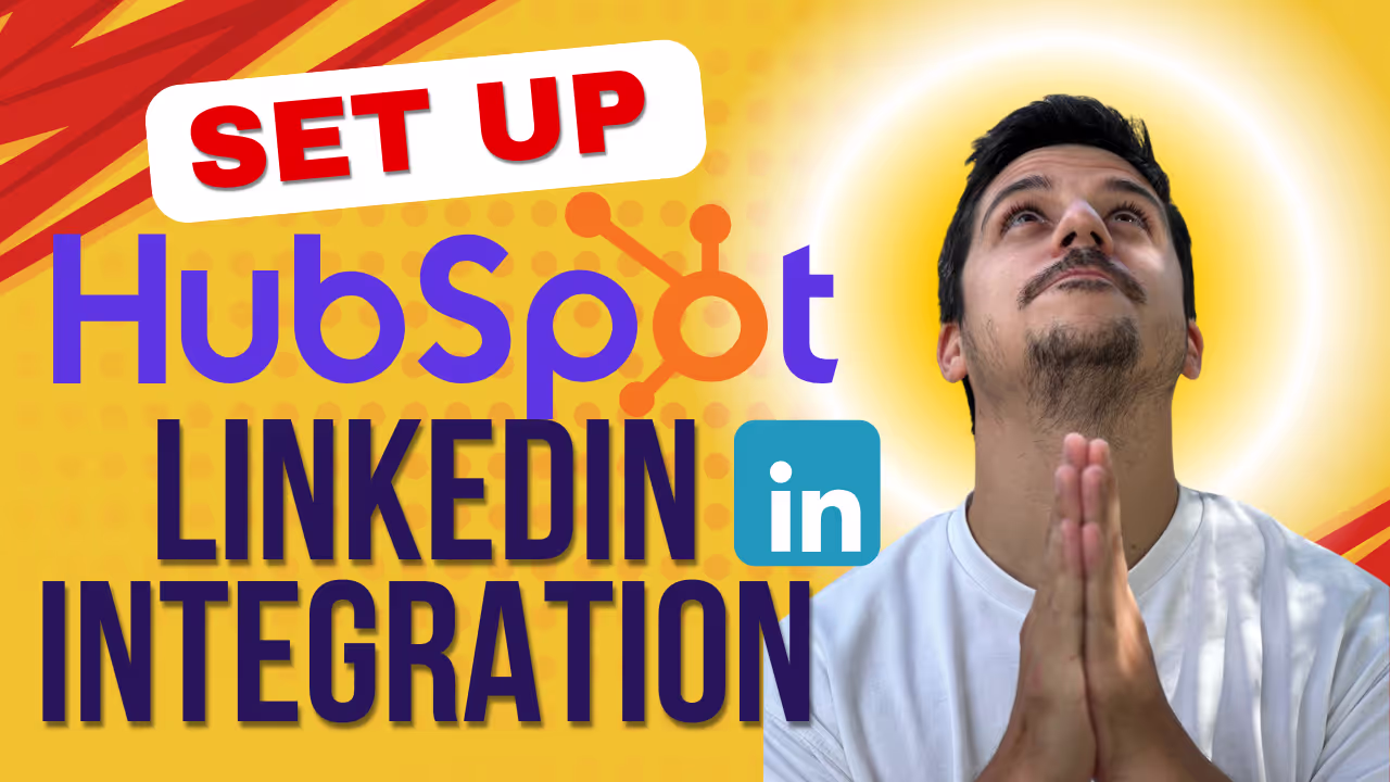 hubspot linkedin integration illustration
