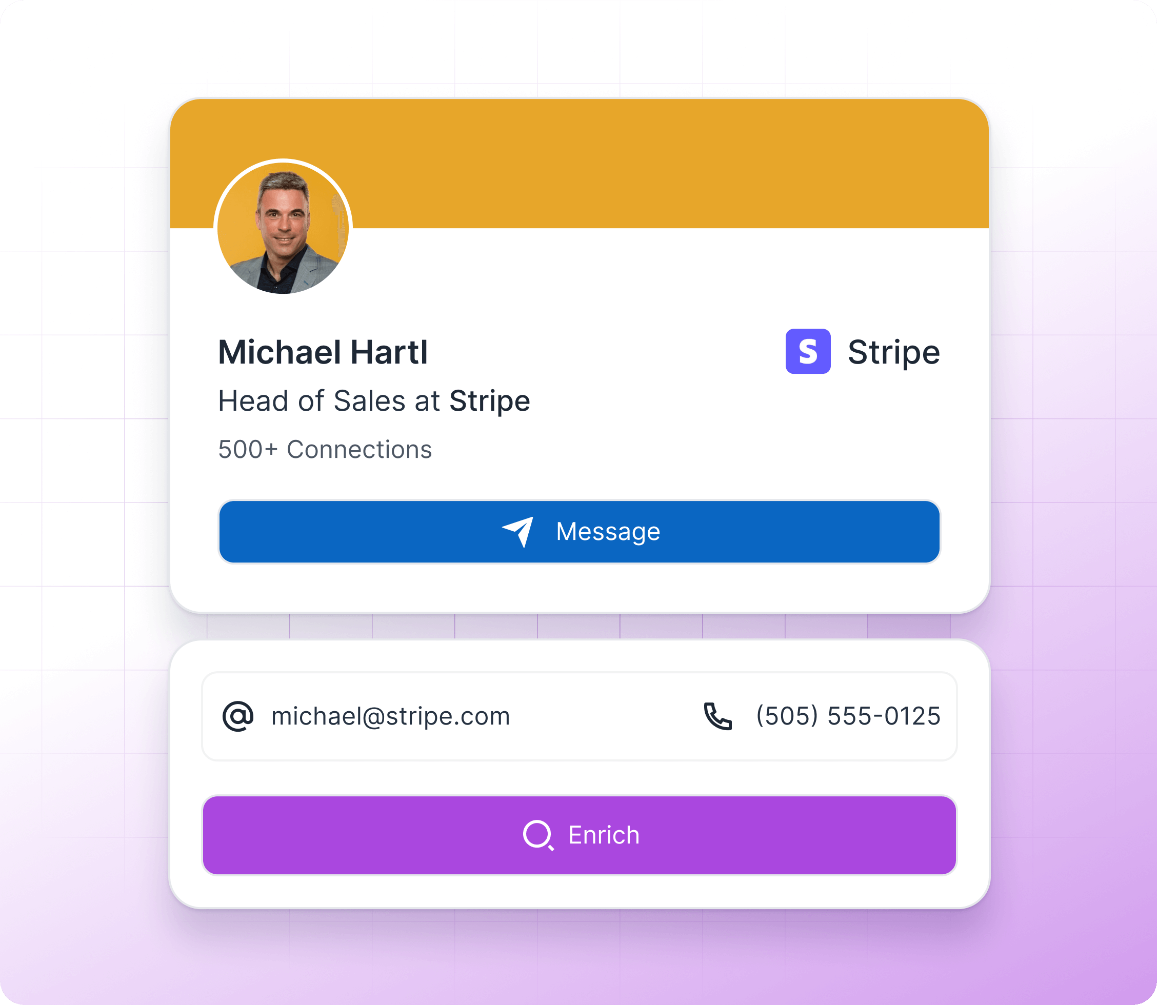 Email and phone number finder on linkedin for HubSpot users