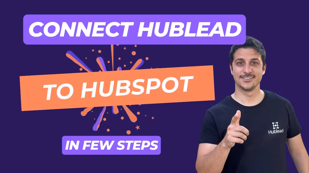 Connect Hublead to HubSpot