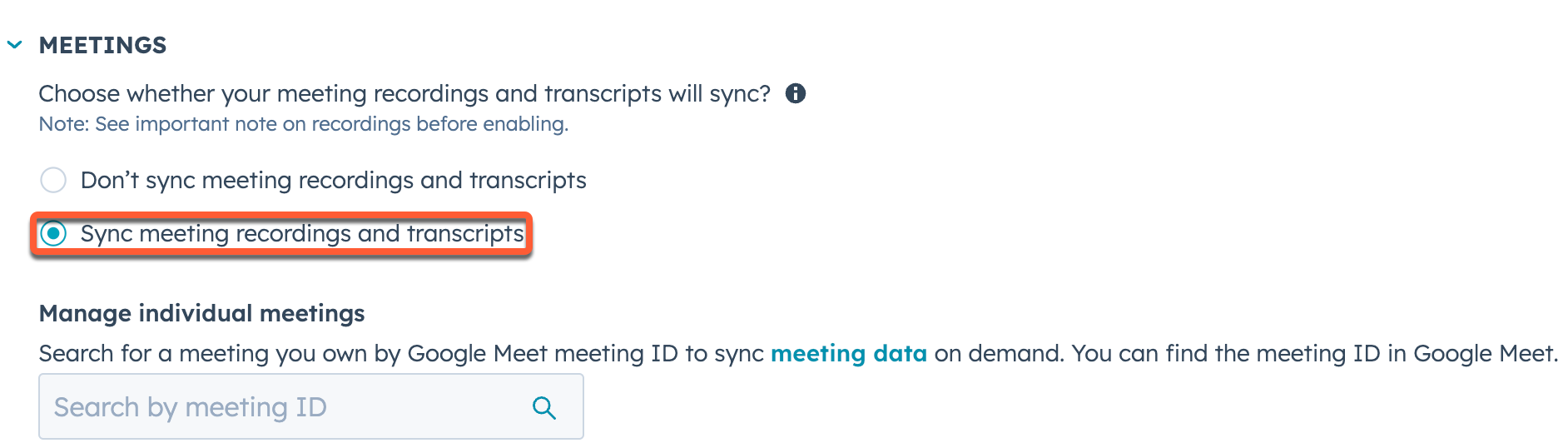 google-meet-sync-recordings-transcripts