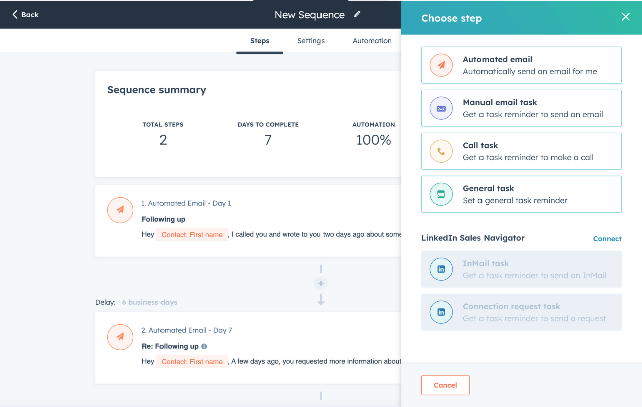 Boostez la productivité avec le logiciel d'automatisation des ventes | HubSpot