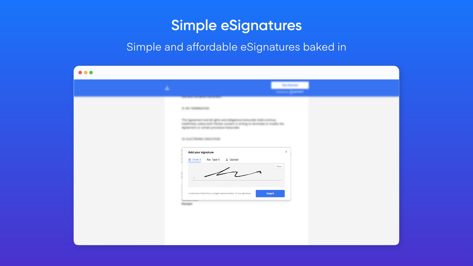 Genera documentos personalizados y solicita firmas electrónicas en Create Google Docs/PDF + eSign by Portant.