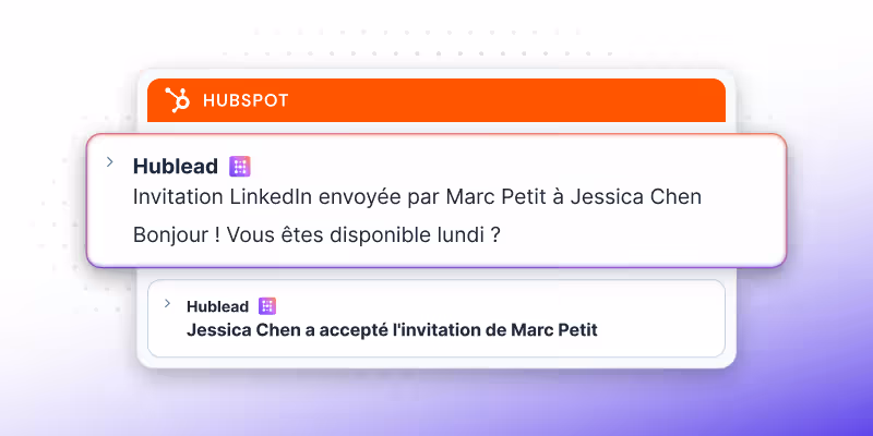 Synchroniser les activités LinkedIn vers HubSpot