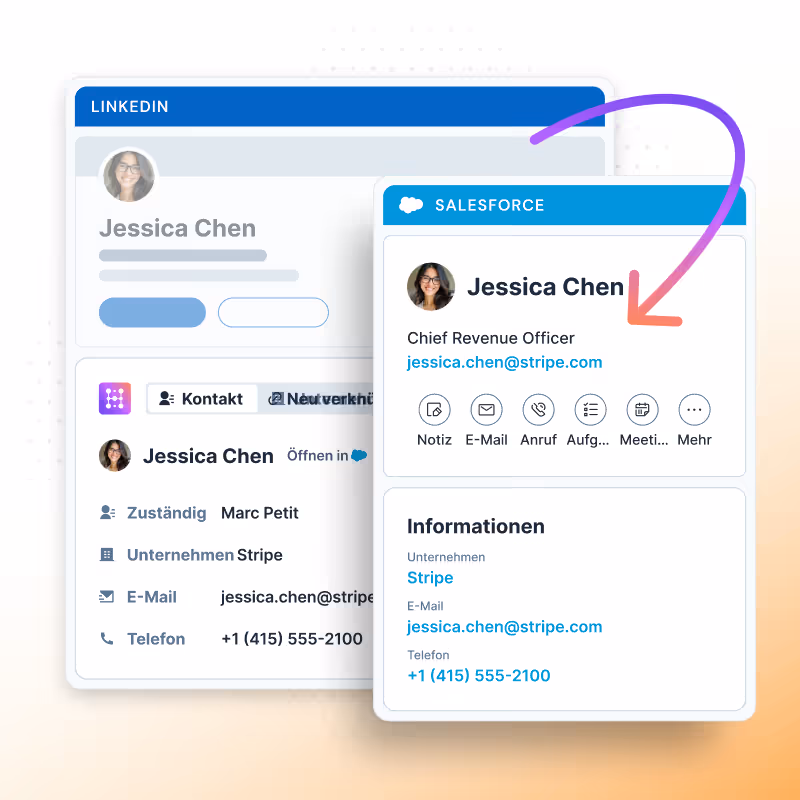 LinkedIn-Kontakt in Salesforce importieren