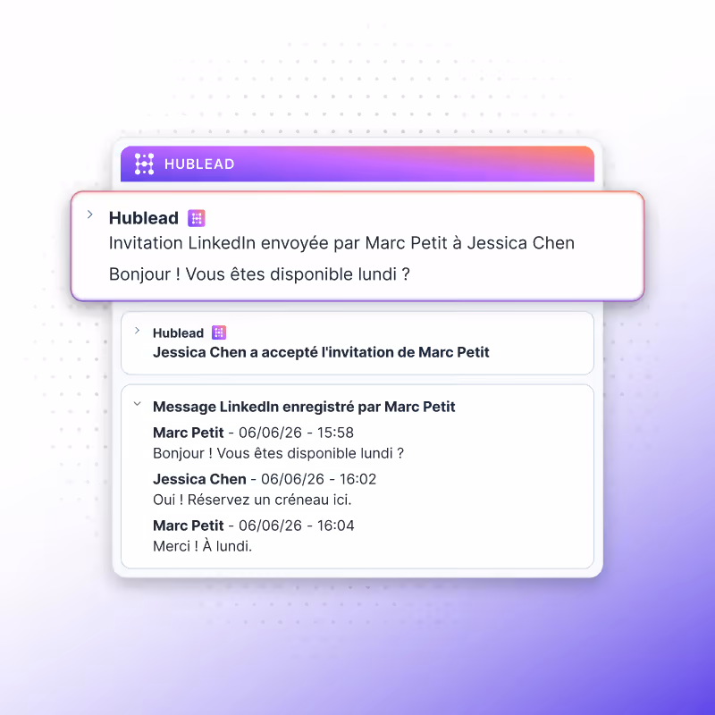 Sync LinkedIn activities to Salesforce