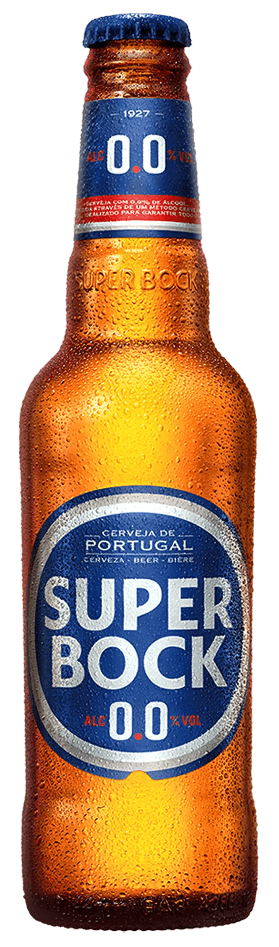 Une bouteille de Super Bock 0.0