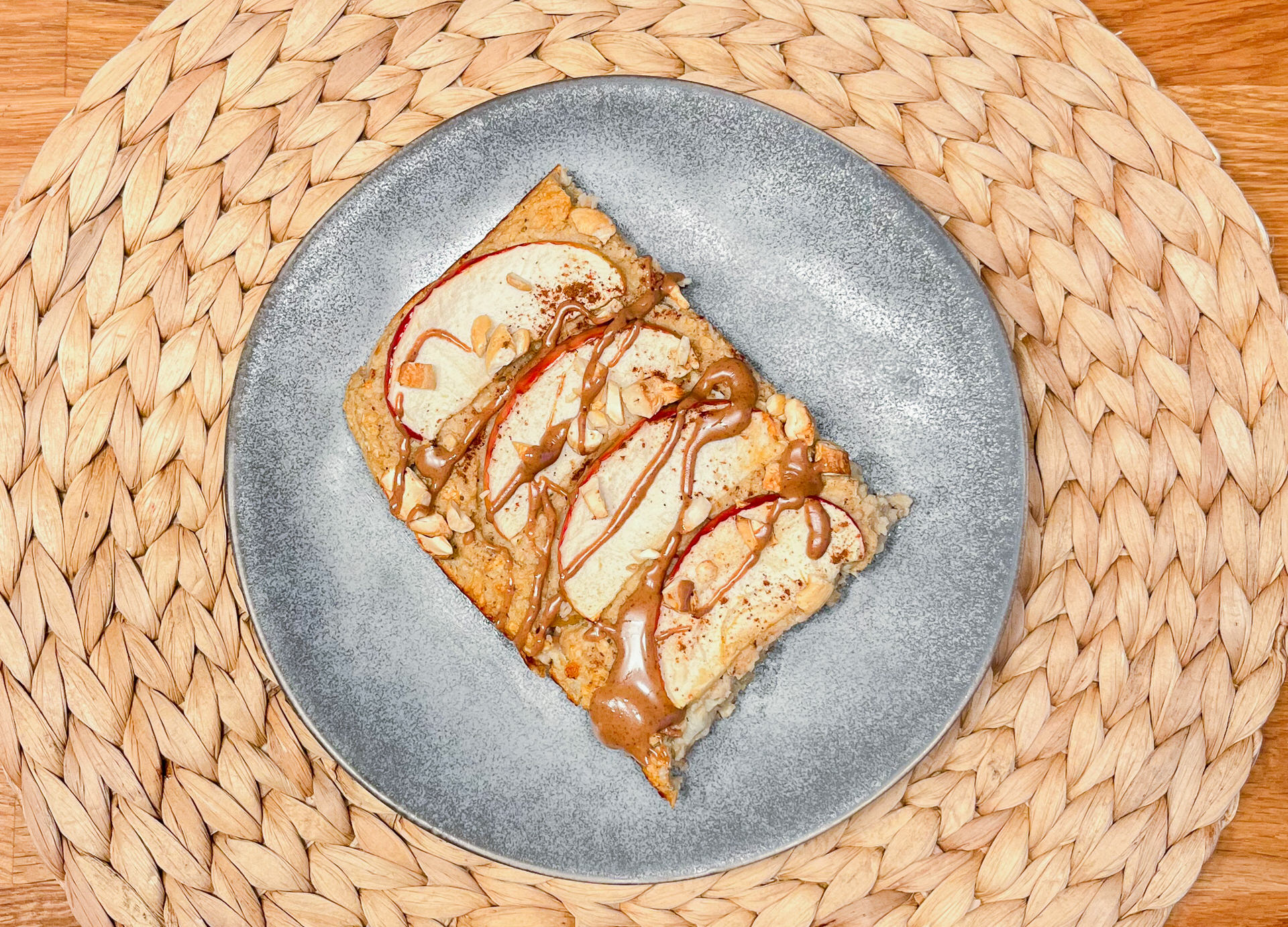 Apfelkuchen Baked Oats