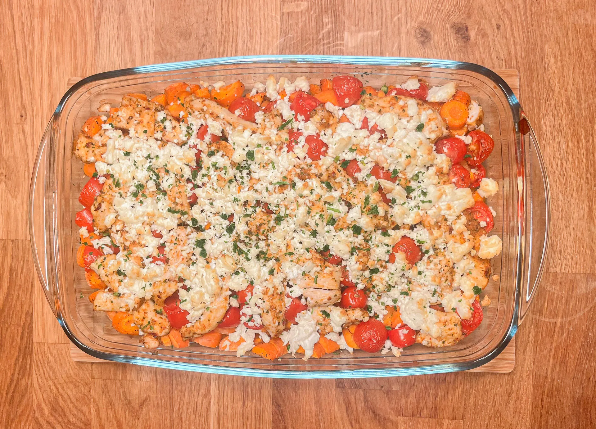 Hähnchen-Feta Auflauf