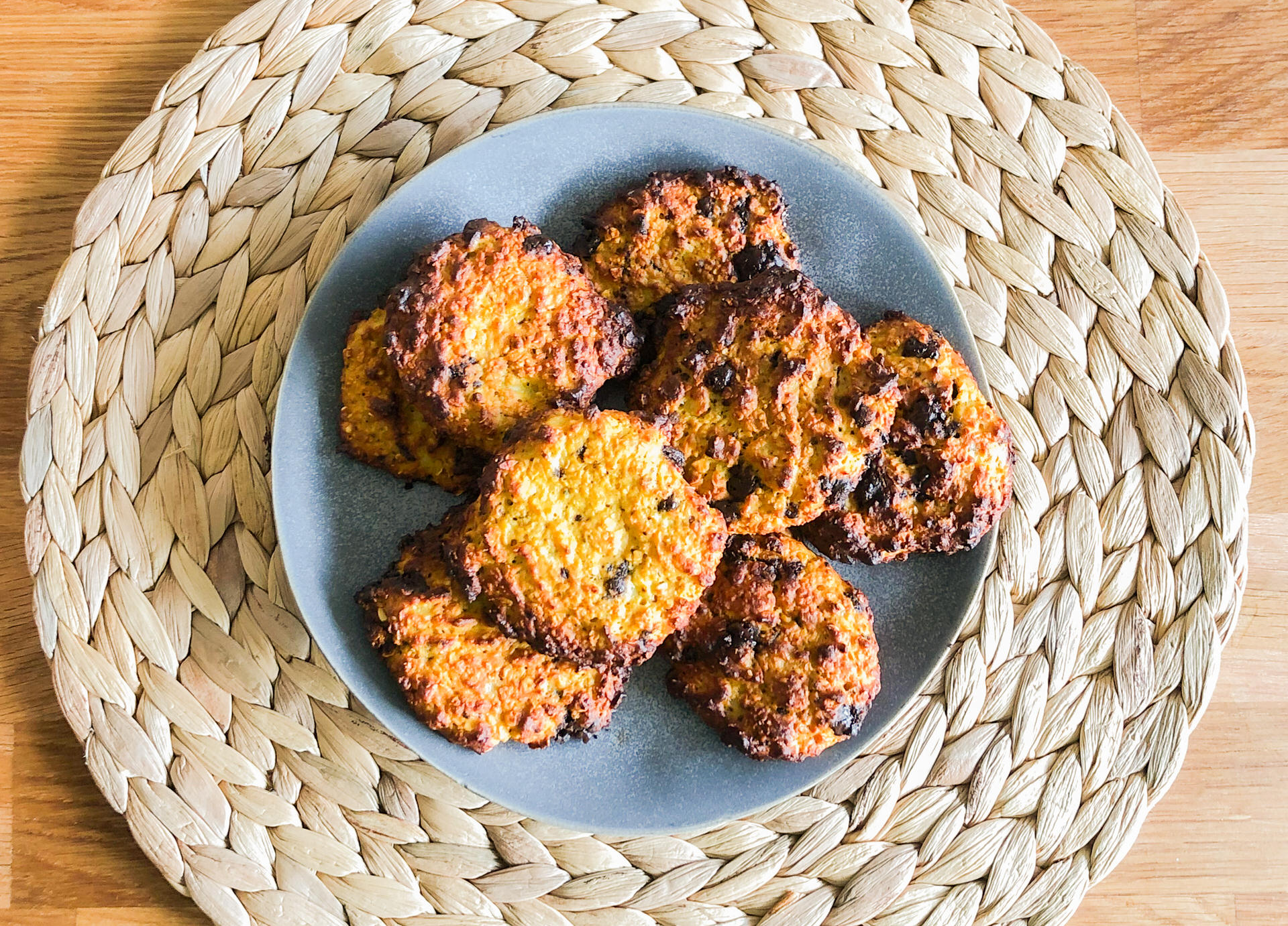 Kürbis-Protein Plätzchen