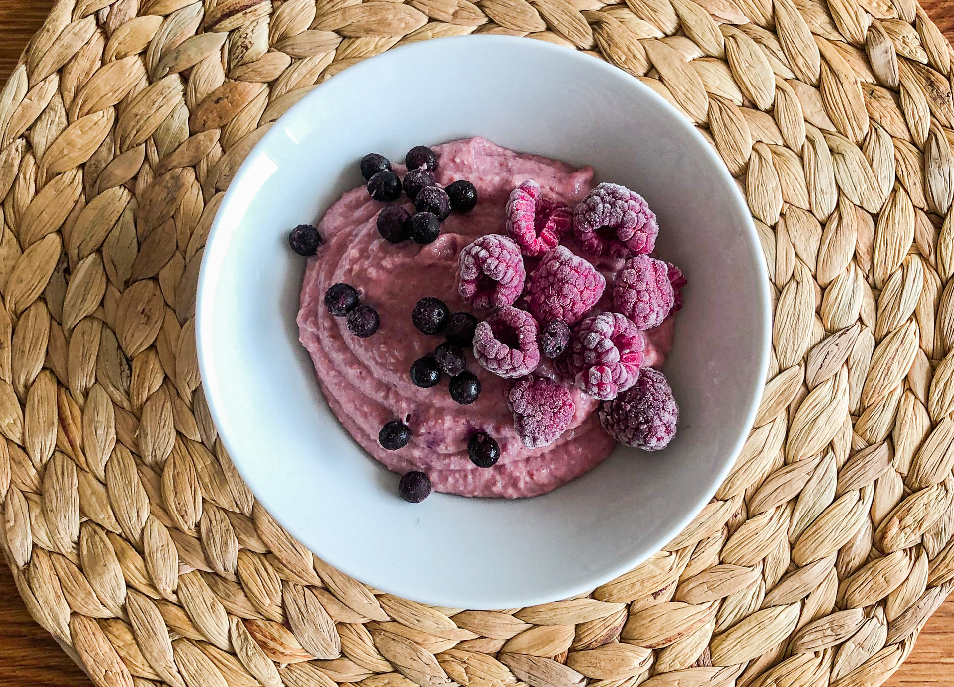 Protein-Hirsebrei fruchtig