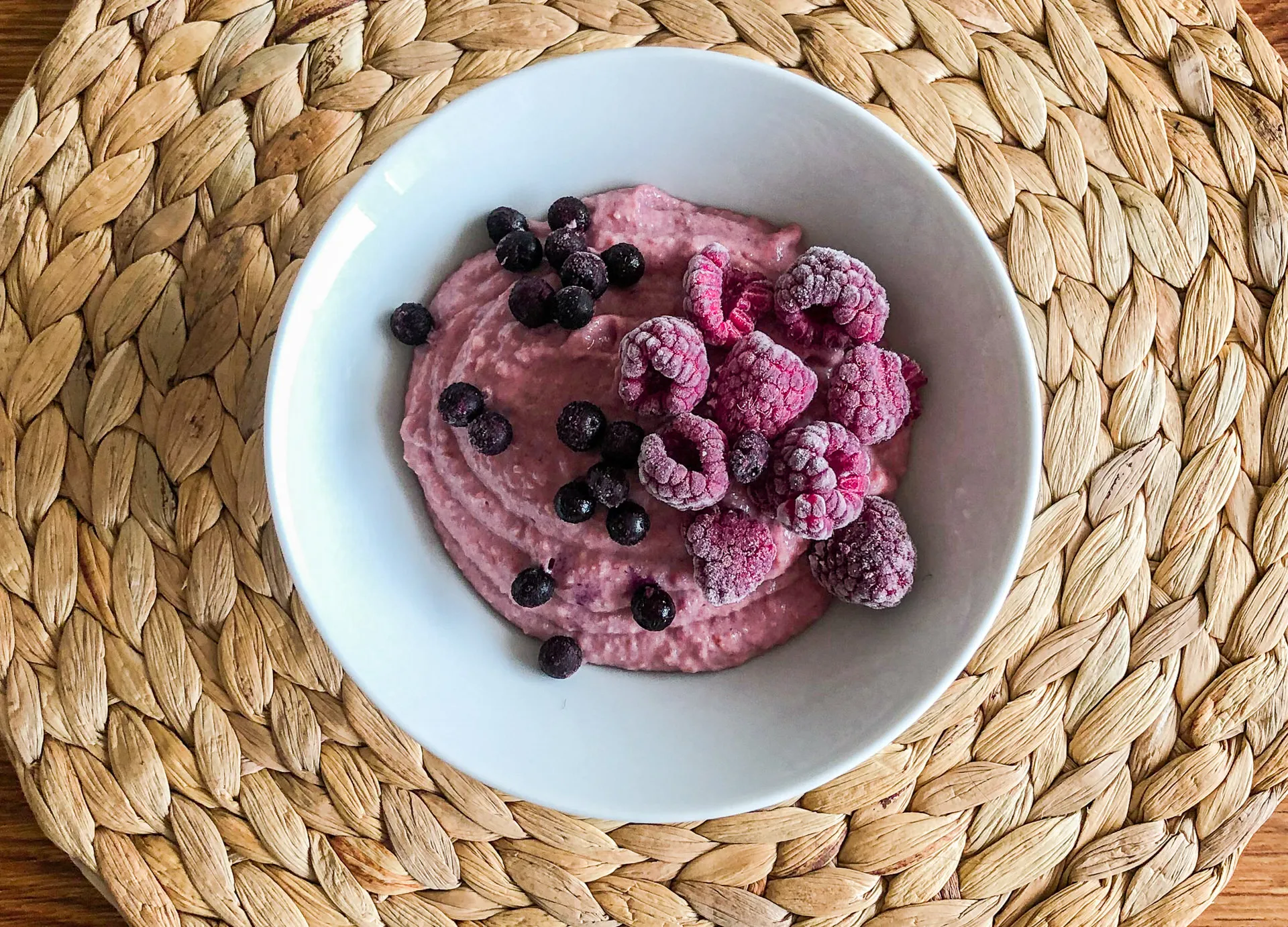 Protein-Hirsebrei fruchtig