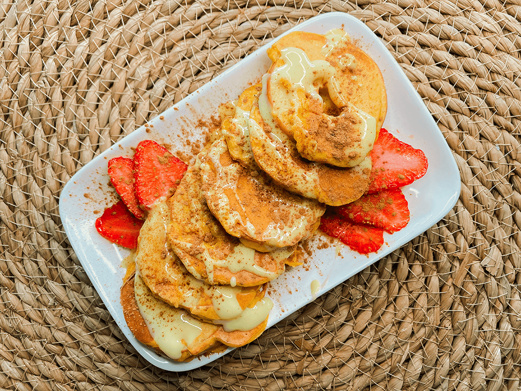 Gebackene Apfelringe